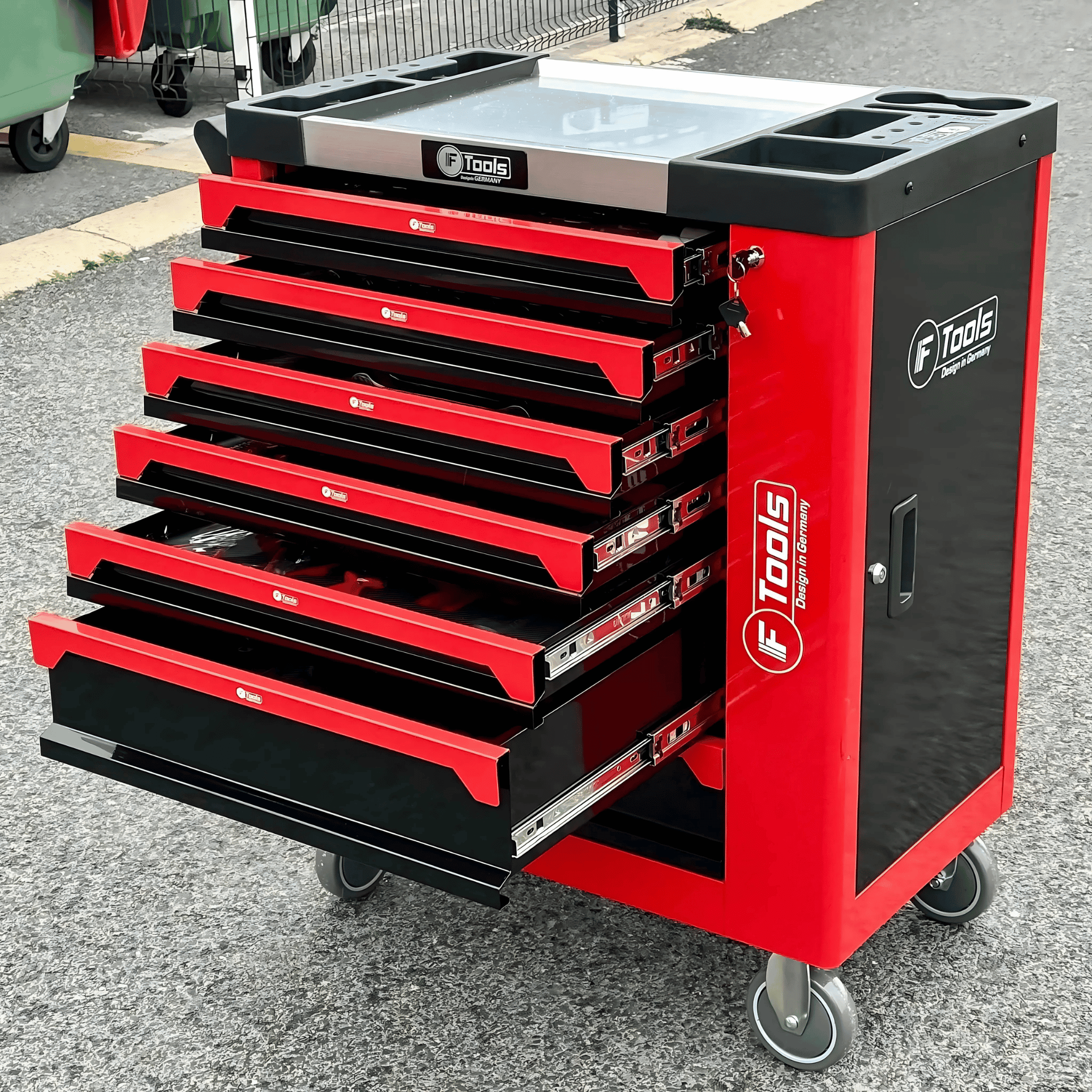 Carrello Attrezzi Officina Professionale F-Tools 7 Cassetti